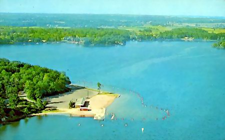 Liberty Amusement Park - Aerial Shot Of Beach